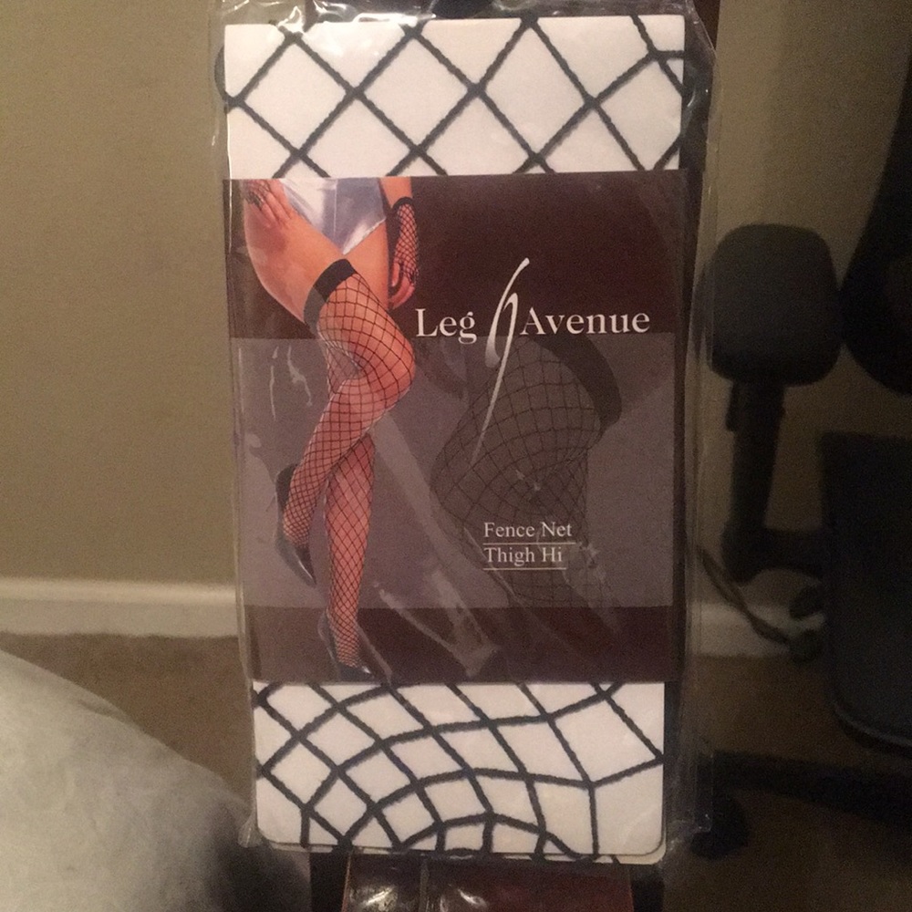 Fish net thigh highs